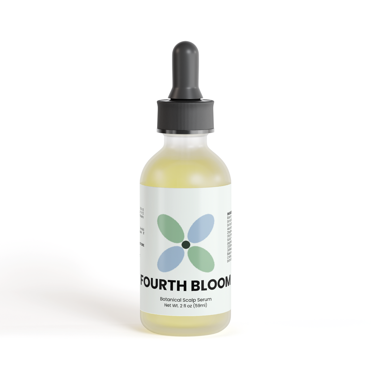 Fourth Bloom Botanical Scalp Serum bottle, 2 fl oz
