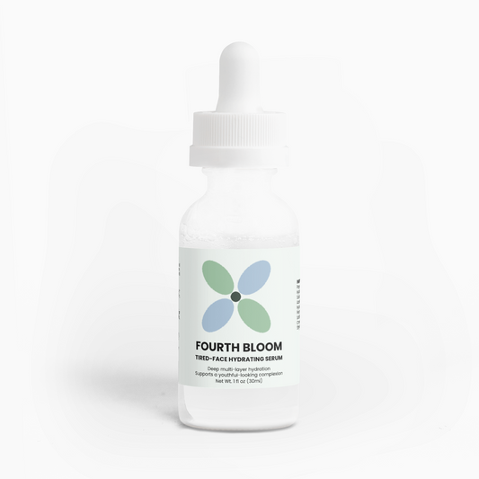Fourth Bloom Tired-Face Hydrating Serum bottle, 1 fl oz